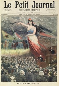 Whilst the Parliament is in Turmoil, the Enemies of France Ready Themselves, from the Front Page of the Illustrated Supplement of 